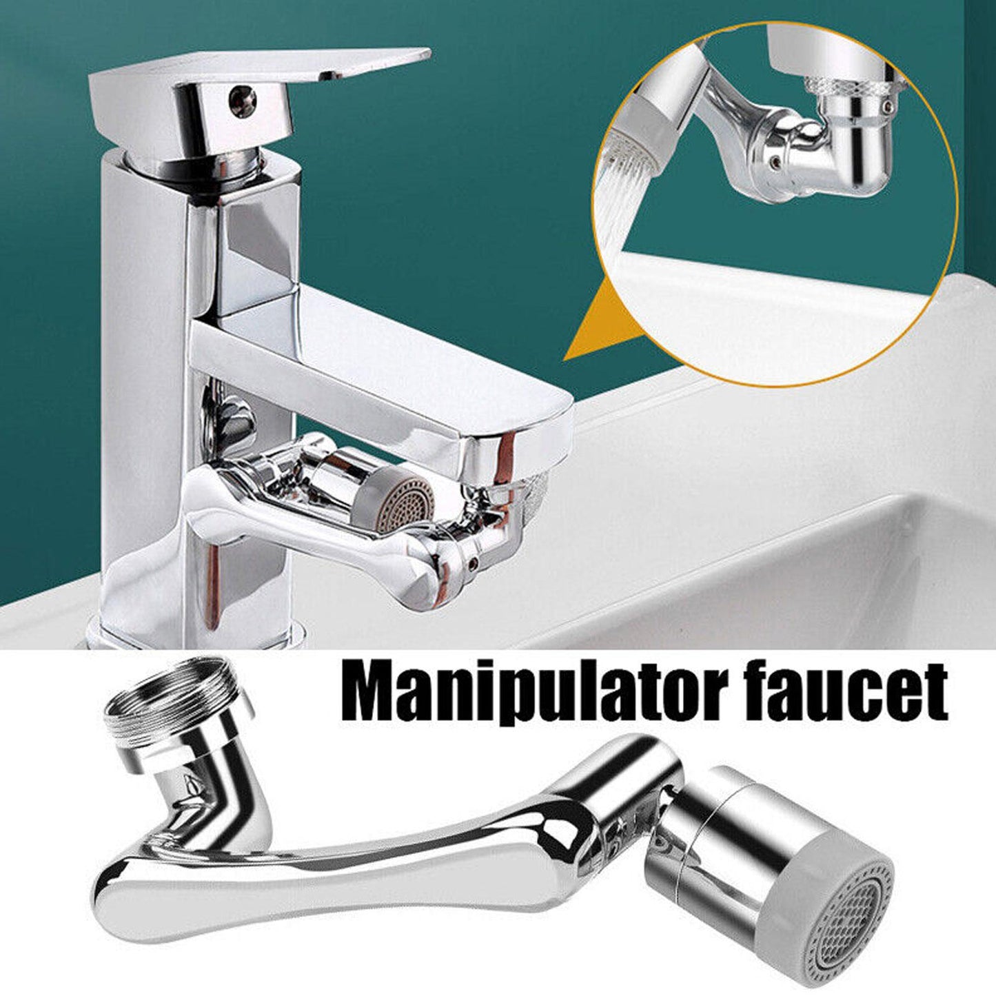 1080° Swivel Kitchen Sink Extension Faucet [FREE SHIPPING]